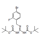 1,3-Bis(Boc)-2-(4-bromo-2-fluorobenzyl)guanidine
