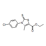 Ethyl 3-(4-Chlorophenyl)-4-methyl-2-thioxo-2,3-dihydrothiazole-5-carboxylate
