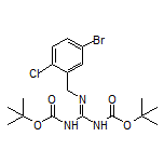 1,3-Bis(Boc)-2-(5-bromo-2-chlorobenzyl)guanidine