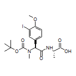 [(S)-2-[Boc(methyl)amino]-2-(3-iodo-4-methoxyphenyl)acetyl]-L-alanine