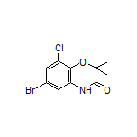 6-Bromo-8-chloro-2,2-dimethyl-2H-benzo[b][1,4]oxazin-3(4H)-one
