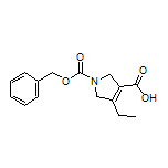1-Cbz-4-ethyl-2,5-dihydro-1H-pyrrole-3-carboxylic Acid