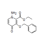 1-氨基-3-(苄基氧基)-4-氧代-1,4-二氢吡啶-2-甲酸乙酯