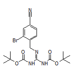 1,3-Bis(Boc)-2-(2-bromo-4-cyanobenzyl)guanidine