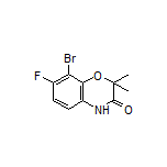 8-Bromo-7-fluoro-2,2-dimethyl-2H-benzo[b][1,4]oxazin-3(4H)-one