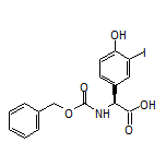 (S)-2-(Cbz-amino)-2-(4-hydroxy-3-iodophenyl)acetic Acid
