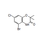 5-Bromo-7-chloro-2,2-dimethyl-2H-benzo[b][1,4]oxazin-3(4H)-one