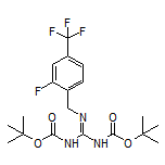 1,3-Bis(Boc)-2-[2-fluoro-4-(trifluoromethyl)benzyl]guanidine