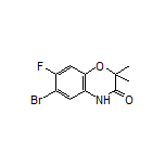 6-Bromo-7-fluoro-2,2-dimethyl-2H-benzo[b][1,4]oxazin-3(4H)-one