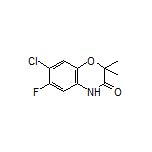 7-Chloro-6-fluoro-2,2-dimethyl-2H-benzo[b][1,4]oxazin-3(4H)-one
