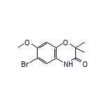 6-Bromo-7-methoxy-2,2-dimethyl-2H-benzo[b][1,4]oxazin-3(4H)-one