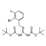 1,3-Bis(Boc)-2-(2-bromo-3-iodobenzyl)guanidine