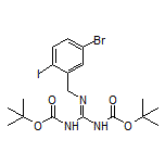 1,3-Bis(Boc)-2-(5-bromo-2-iodobenzyl)guanidine