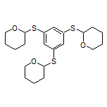 1,3,5-Tris[(tetrahydro-2H-pyran-2-yl)thio]benzene