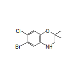 6-Bromo-7-chloro-2,2-dimethyl-3,4-dihydro-2H-benzo[b][1,4]oxazine