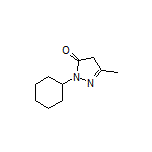 2-Cyclohexyl-5-methyl-2,4-dihydro-3H-pyrazol-3-one