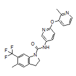 5-Methyl-N-[6-[(2-methylpyridin-3-yl)oxy]pyridin-3-yl]-6-(trifluoromethyl)indoline-1-carboxamide