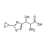 2-Amino-3-(2-cyclopropylthiazol-4-yl)-3-hydroxypropanoic Acid