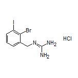2-(2-Bromo-3-iodobenzyl)guanidine Hydrochloride