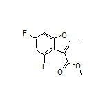 Methyl 4,6-Difluoro-2-methylbenzofuran-3-carboxylate