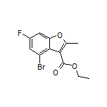 Ethyl 4-Bromo-6-fluoro-2-methylbenzofuran-3-carboxylate
