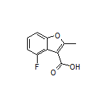 4-Fluoro-2-methylbenzofuran-3-carboxylic Acid
