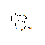 4-Chloro-2-methylbenzofuran-3-carboxylic Acid