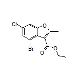 Ethyl 4-Bromo-6-chloro-2-methylbenzofuran-3-carboxylate