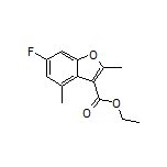 Ethyl 6-Fluoro-2,4-dimethylbenzofuran-3-carboxylate