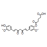 5-[4-[(1E,6E)-7-(4-Hydroxy-3-methoxyphenyl)-3,5-dioxohepta-1,6-dien-1-yl]-2-methoxyphenoxy]-5-oxopentanoic Acid