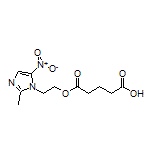 5-[2-(2-Methyl-5-nitro-1-imidazolyl)ethoxy]-5-oxopentanoic Acid