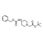 tert-Butyl 2-[4-(Cbz-amino)piperidin-1-yl]acetate
