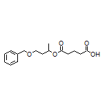 5-[[4-(Benzyloxy)-2-butyl]oxy]-5-oxopentanoic Acid