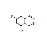 3-Bromo-2-(bromomethyl)-5-fluorobenzonitrile