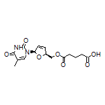 5-[[(2S,5R)-5-(5-Methyl-2,4-dioxo-3,4-dihydropyrimidin-1(2H)-yl)-2,5-dihydrofuran-2-yl]methoxy]-5-oxopentanoic Acid