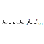 5-Oxo-5-[[(2E,6E)-3,7,11-trimethyldodeca-2,6,10-trien-1-yl]oxy]pentanoic Acid