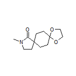 10-Methyl-1,4-dioxa-10-azadispiro[4.2.4.2]tetradecan-9-one