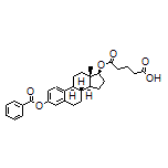5-[[(8R,9S,13S,14S,17S)-3-(Benzoyloxy)-13-methyl-7,8,9,11,12,13,14,15,16,17-decahydro-6H-cyclopenta[a]phenanthren-17-yl]oxy]-5-oxopentanoic Acid