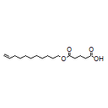 5-Oxo-5-(undec-10-en-1-yloxy)pentanoic Acid