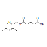 5-[(3,5-Dimethylpyridin-2-yl)methoxy]-5-oxopentanoic Acid
