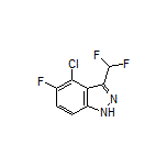 4-Chloro-3-(difluoromethyl)-5-fluoro-1H-indazole