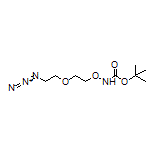 O-[2-(2-Azidoethoxy)ethyl]-N-Boc-hydroxylamine