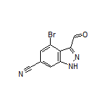 4-Bromo-3-formyl-1H-indazole-6-carbonitrile