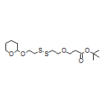 tert-Butyl 3-[2-[[2-[(Tetrahydro-2H-pyran-2-yl)oxy]ethyl]disulfanyl]ethoxy]propanoate