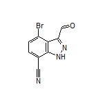 4-Bromo-3-formyl-1H-indazole-7-carbonitrile
