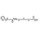 3-Oxo-1-(pyridin-2-yldisulfanyl)-7,10,13-trioxa-4-azahexadecan-16-oic Acid