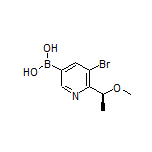 (S)-5-Bromo-6-(1-methoxyethyl)pyridine-3-boronic Acid