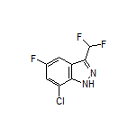 7-Chloro-3-(difluoromethyl)-5-fluoro-1H-indazole