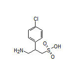 3-Amino-2-(4-chlorophenyl)propane-1-sulfonic Acid