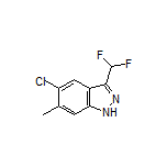 5-Chloro-3-(difluoromethyl)-6-methyl-1H-indazole